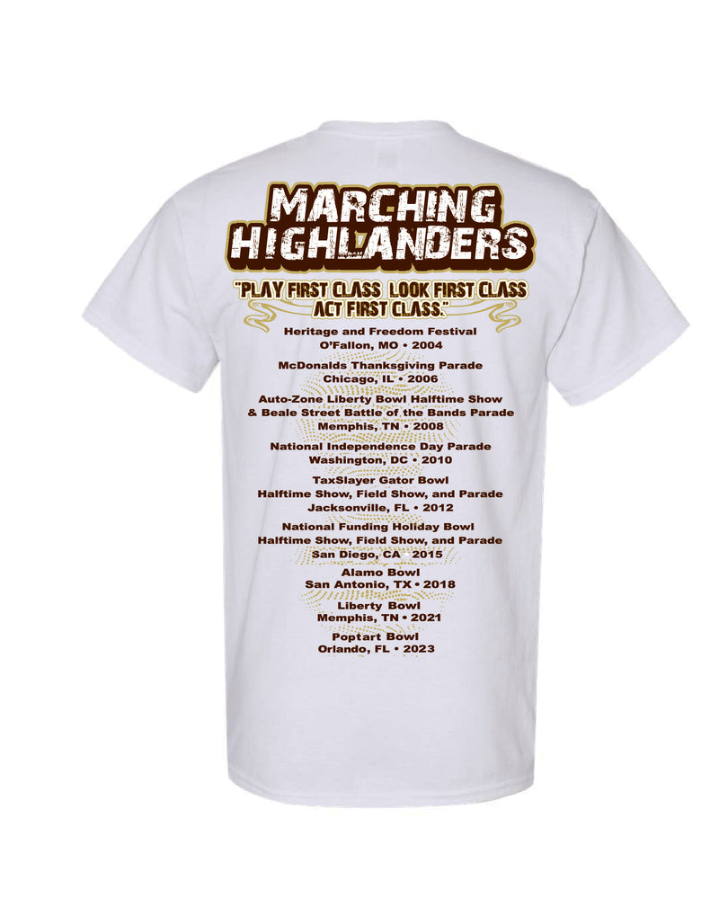 Marching Highlanders Parade List T-Shirt