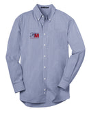 Bank of Monticello Men's Plaid Button Down Shirt