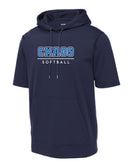 Chaos Softball Drifit Short Sleeve Hooded Pullover