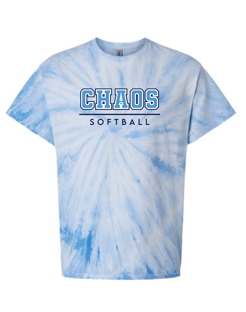 Chaos Softball Tie Dye T-Shirt