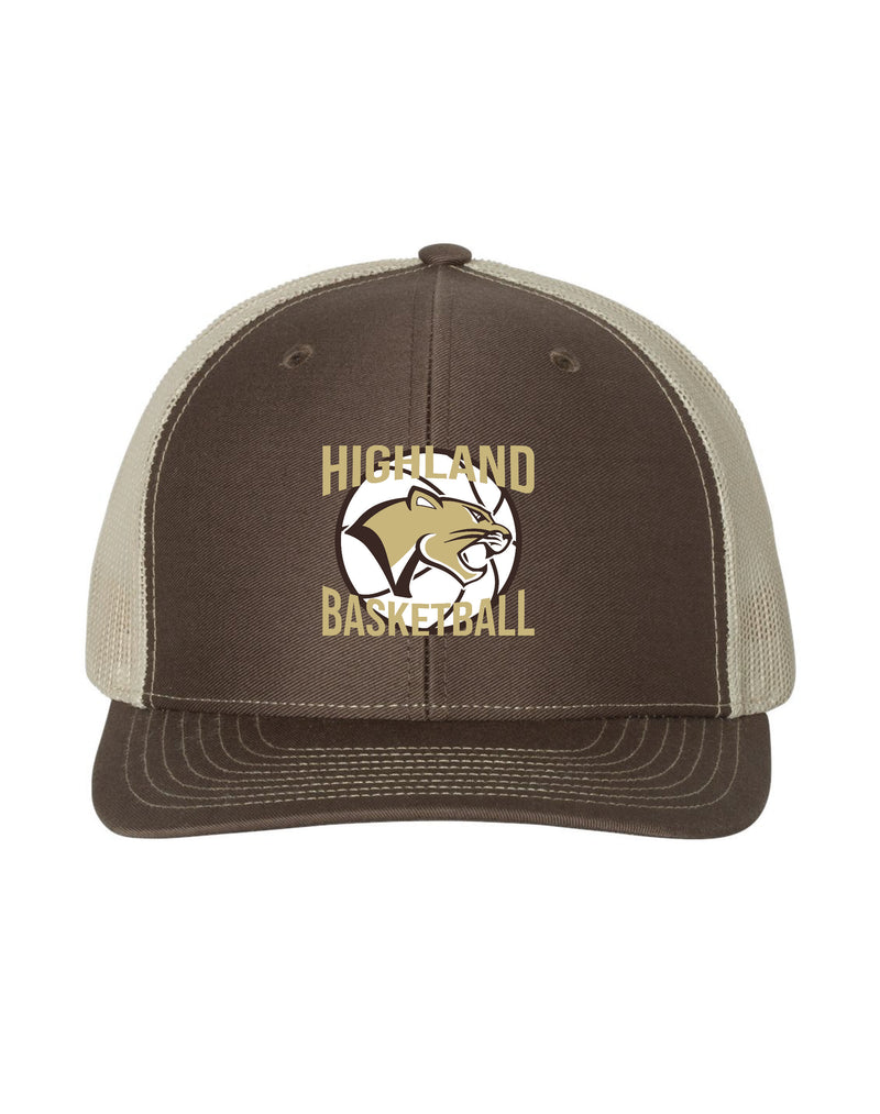 Highland Girls Basketball 2024 Snapback Trucker Hat