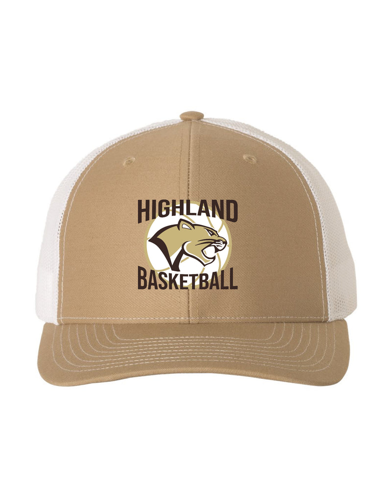 Highland Girls Basketball 2024 Snapback Trucker Hat