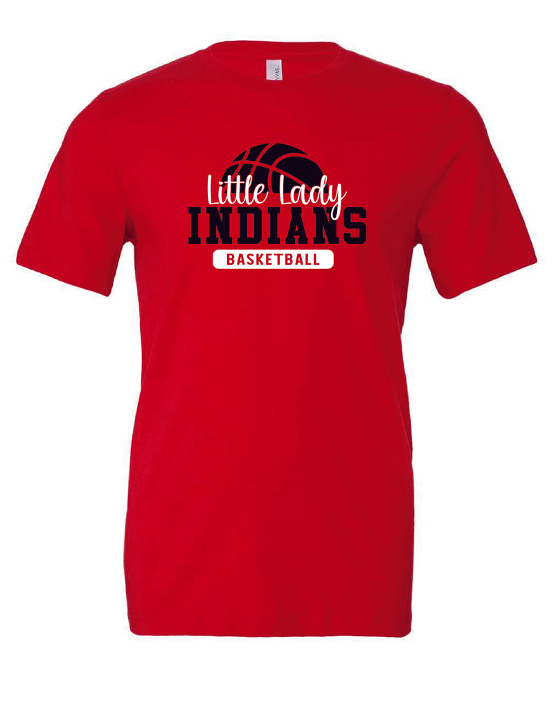 Little Lady Indians Basketball Softstyle T-Shirt