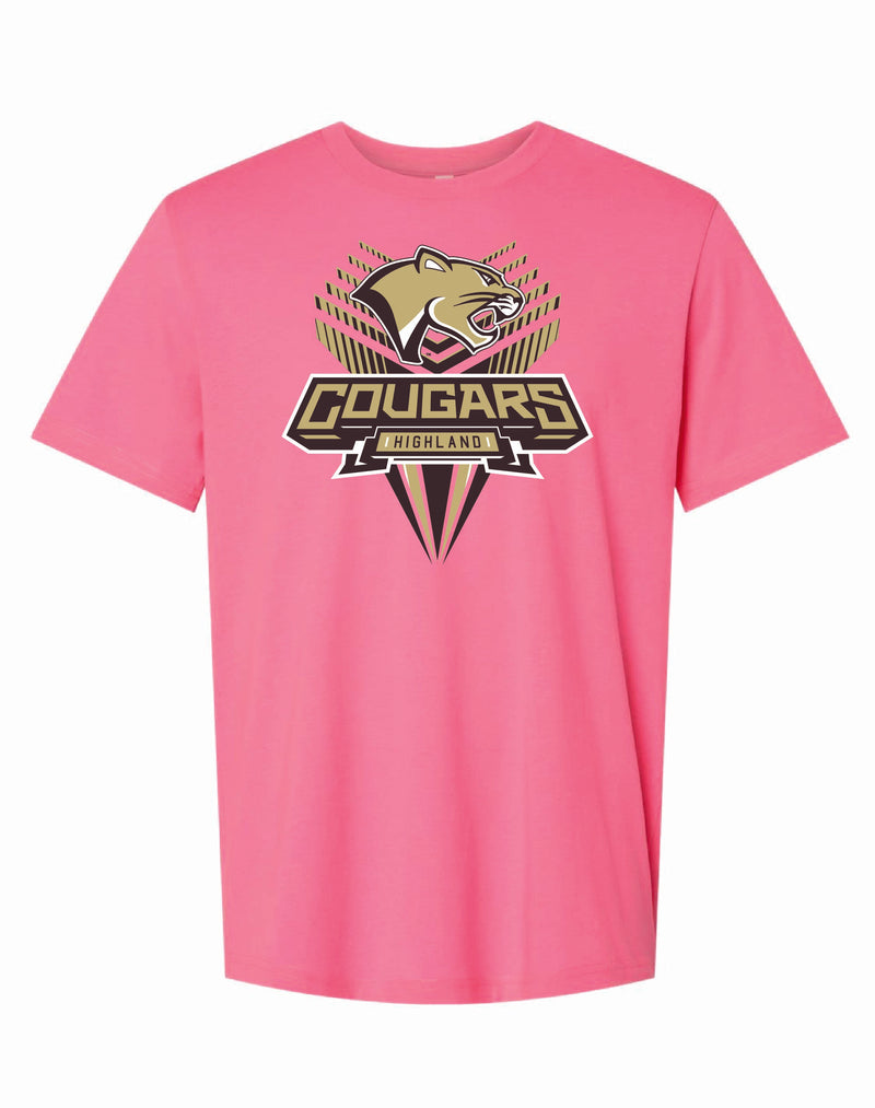 Highland Football Pink Night Softstyle Tee