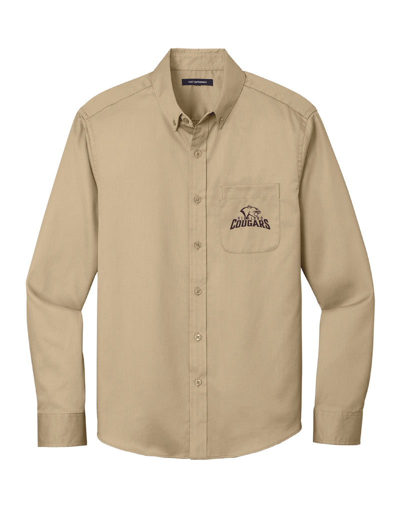 Highland Staff Long Sleeve Button Down Shirt