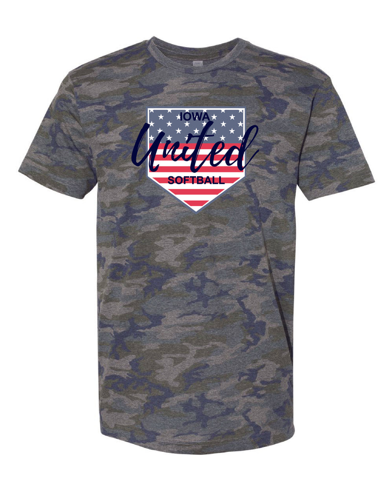 Iowa United Softball Camouflage T-Shirt