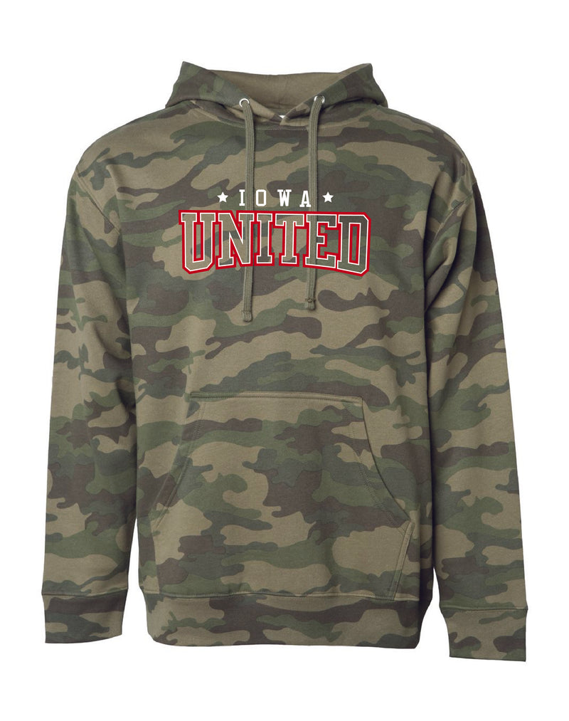 Iowa United Softball Camouflage Hoodie