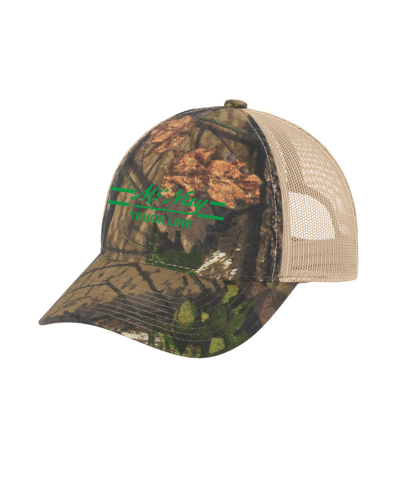 McNay Truck Line Camouflage Mesh Hat