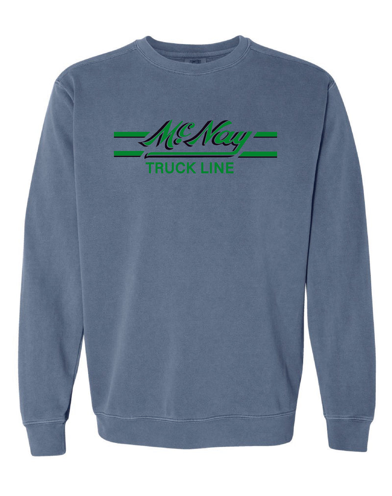 McNay Truck Line Garment Dyed Sweatshirt