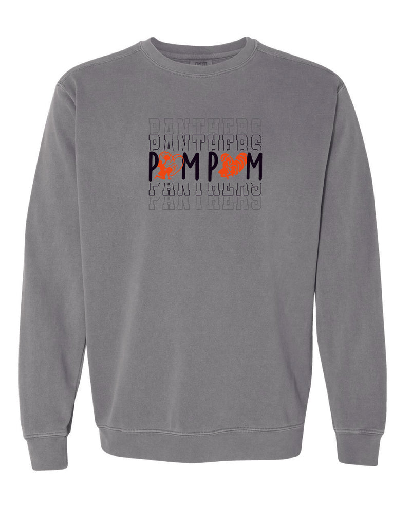 Palmyra Poms Garment-Dyed Crewneck Sweatshirt