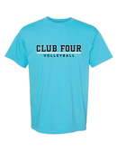Club Four Volleyball Comfort Colors T-Shirt