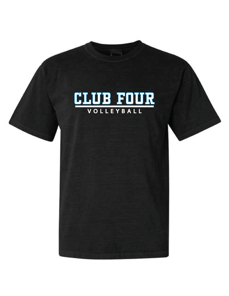 Club Four Volleyball Comfort Colors T-Shirt