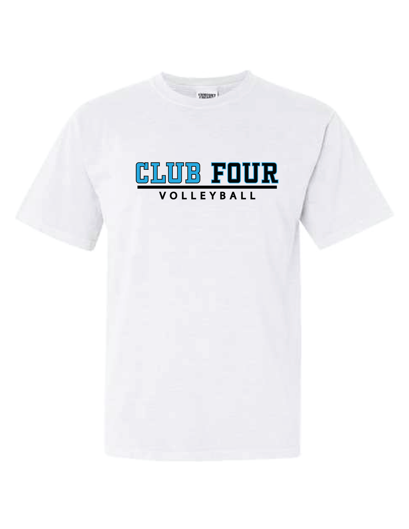 Club Four Volleyball Comfort Colors T-Shirt