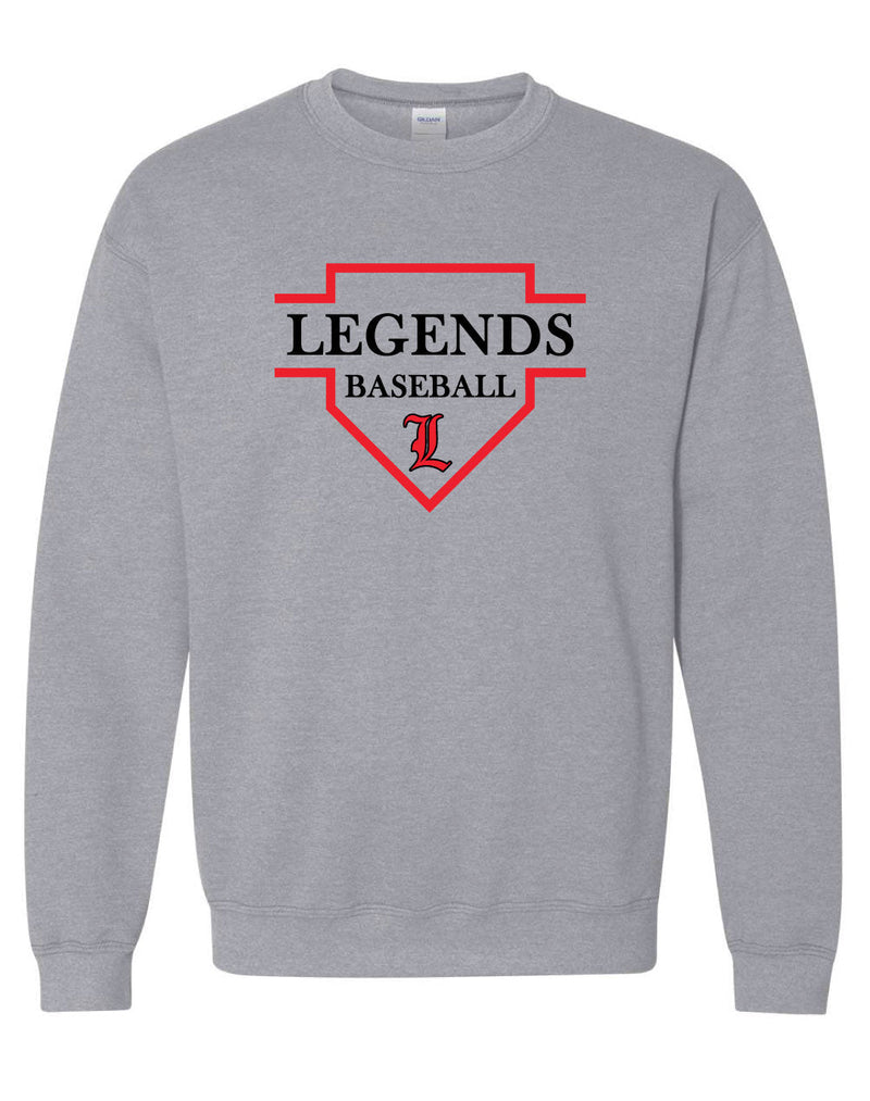 12U  Legends Baseball 2024 Crewneck Sweatshirt