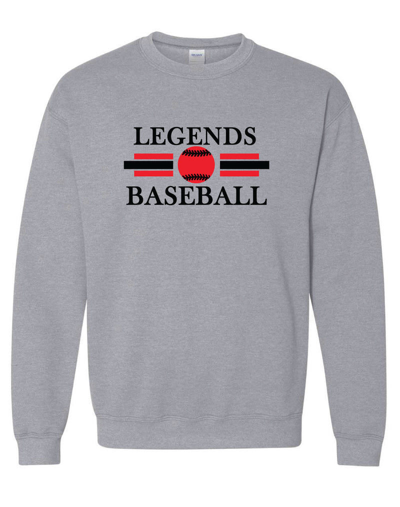 12U  Legends Baseball 2024 Crewneck Sweatshirt