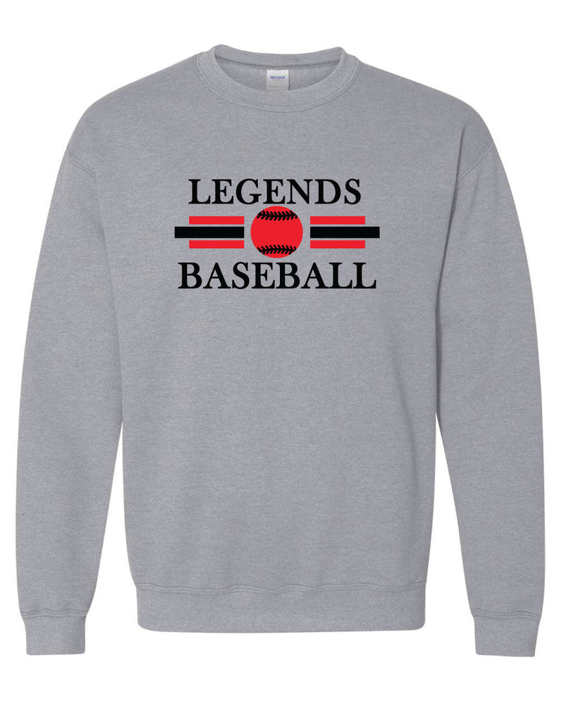 8U Legends Baseball 2024 Crewneck Sweatshirt