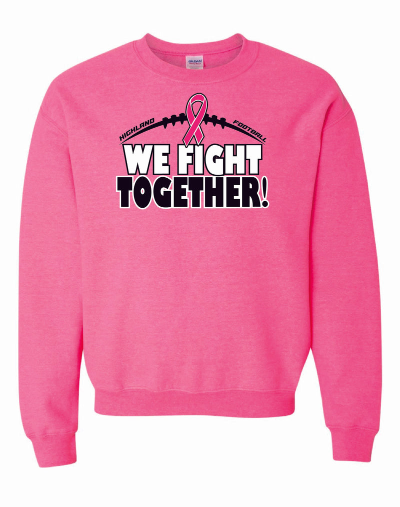 Highland Football Pink Night Crewneck