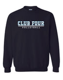 Club Four Volleyball Crewneck Sweatshirt