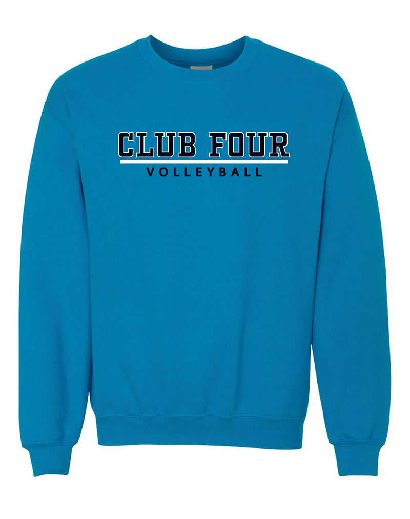 Club Four Volleyball Crewneck Sweatshirt