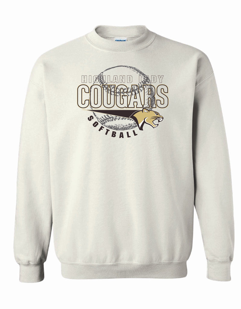 Highland Softball 2025 Crewneck Sweatshirt