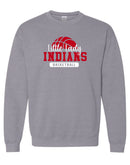 Little Lady Indians Basketball Crewneck Sweatshirt