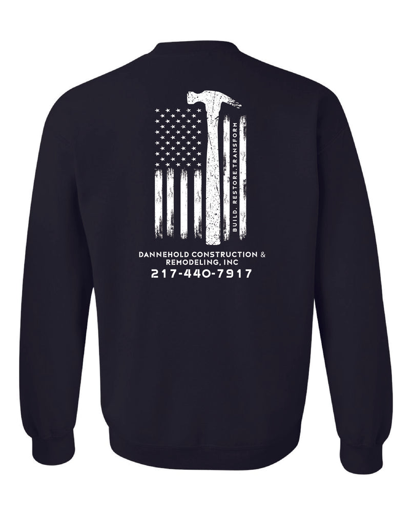 Dannehold Construction Crewneck Sweatshirt