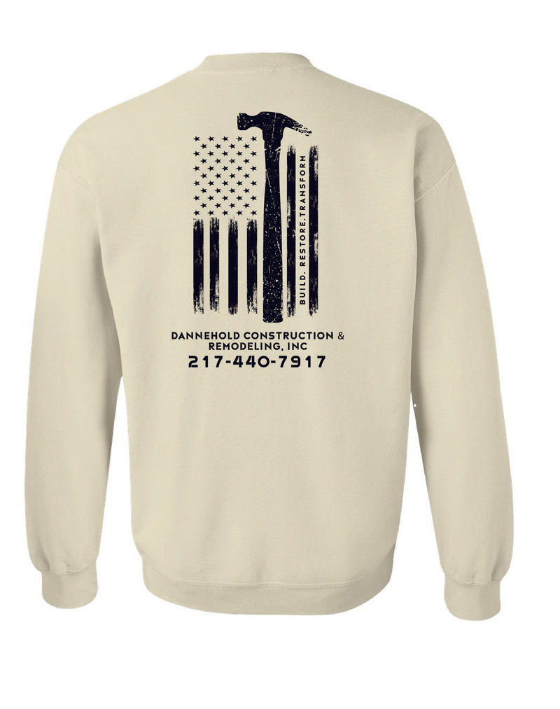 Dannehold Construction Crewneck Sweatshirt