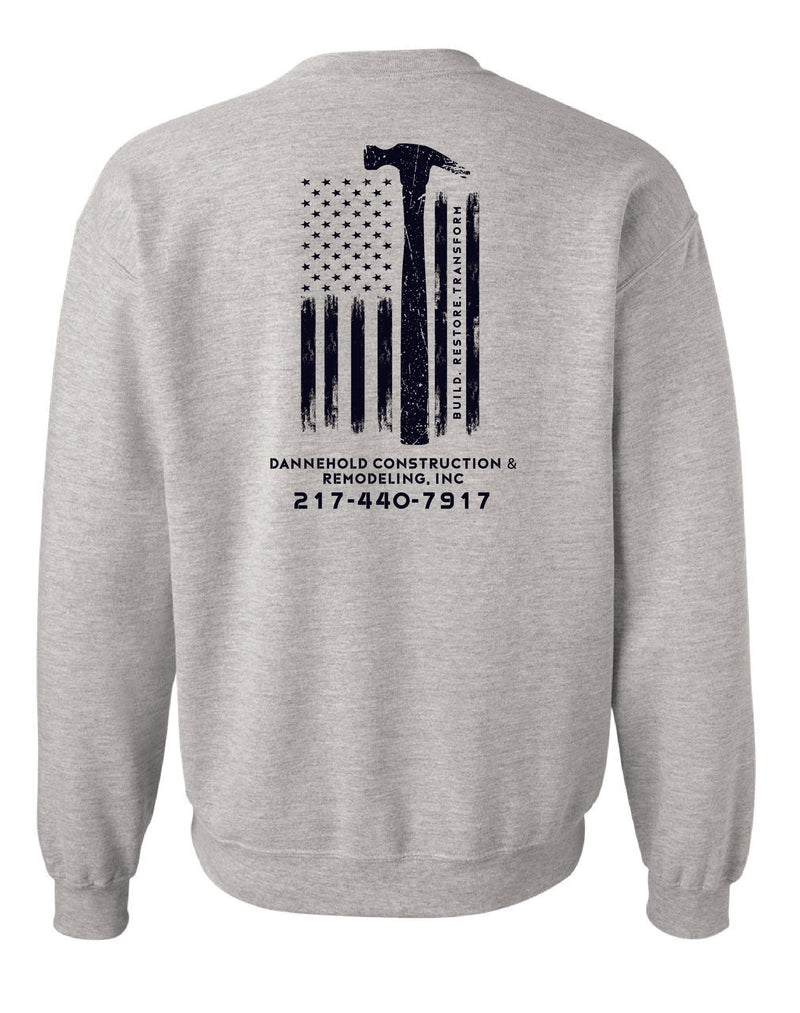 Dannehold Construction Crewneck Sweatshirt