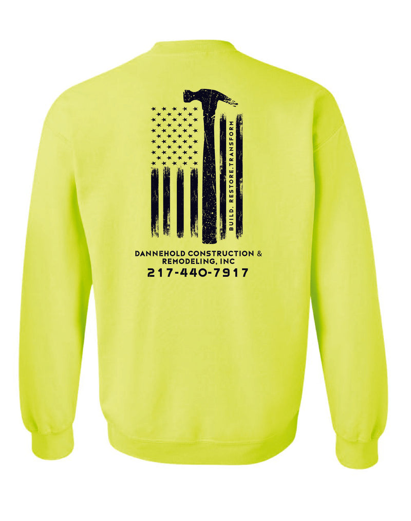 Dannehold Construction Crewneck Sweatshirt