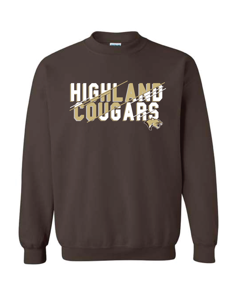 Highland Cougars Crewneck Sweatshirt