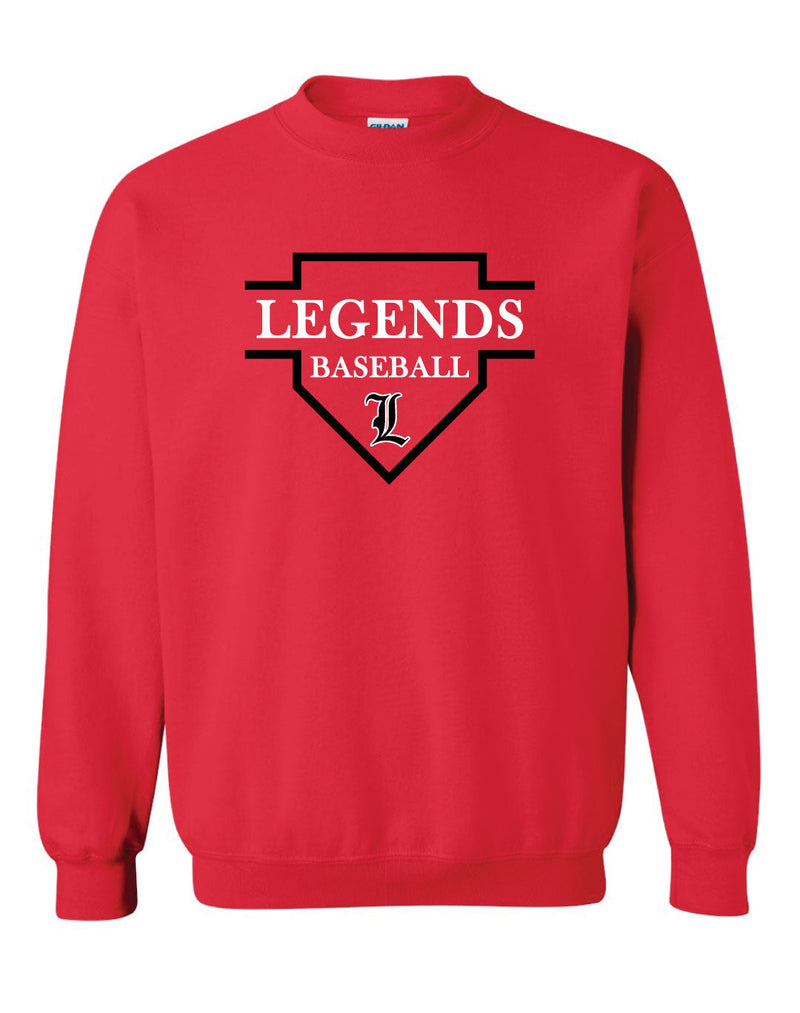 12U  Legends Baseball 2024 Crewneck Sweatshirt