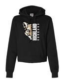 Highland Cougars Women's Crop Hooded Sweatshirt
