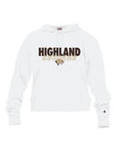 Highland Cougars Women's Crop Hooded Sweatshirt