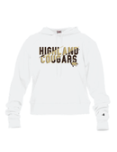 Highland Cougars Women's Crop Hooded Sweatshirt