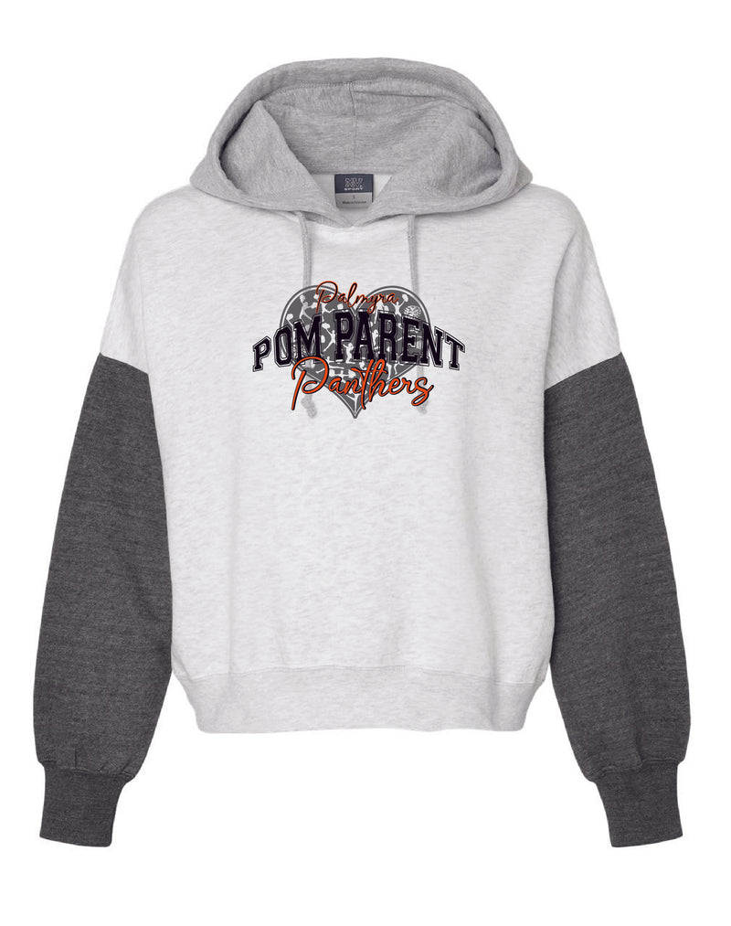 Palmyra Poms Womens Cropped Hoodie