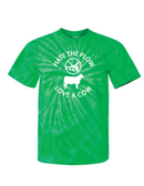 Soilhealthamania Cow Love Tie-Dye T-Shirt