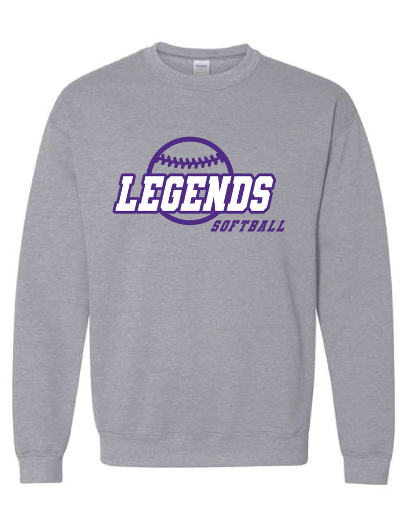 Legends Softball 2025 Crewneck Sweatshirt