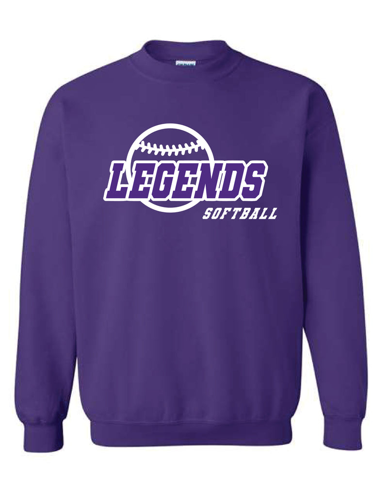 Legends Softball 2025 Crewneck Sweatshirt