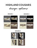 Highland Cougars Softstyle Tee