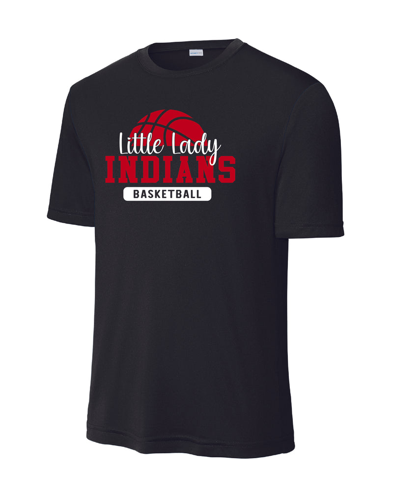 Little Lady Indians Basketball Drifit T-Shirt