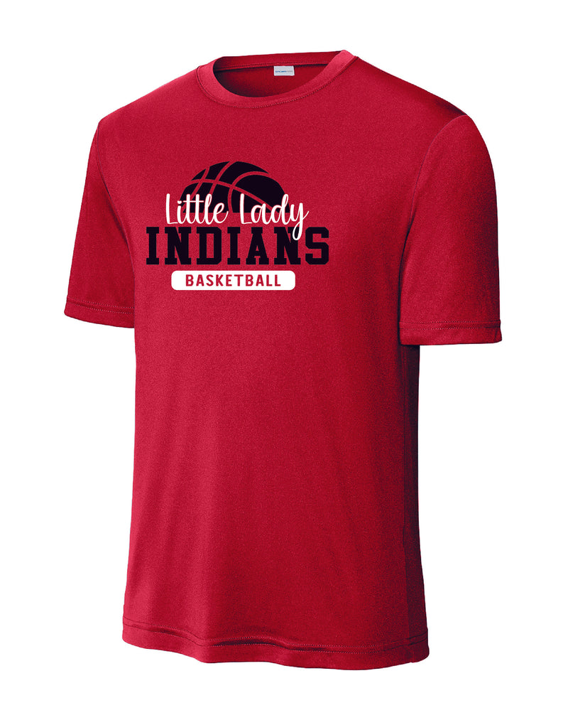 Little Lady Indians Basketball Drifit T-Shirt