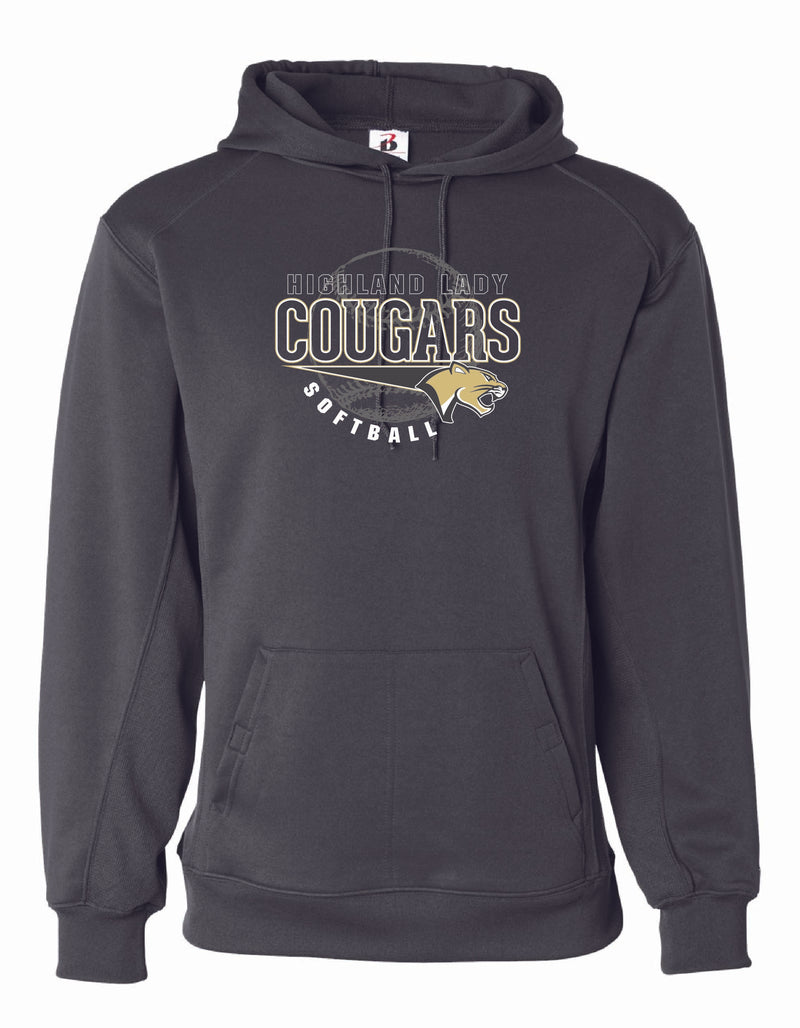 Highland Softball 2025 Drifit Hooded Sweatshirt
