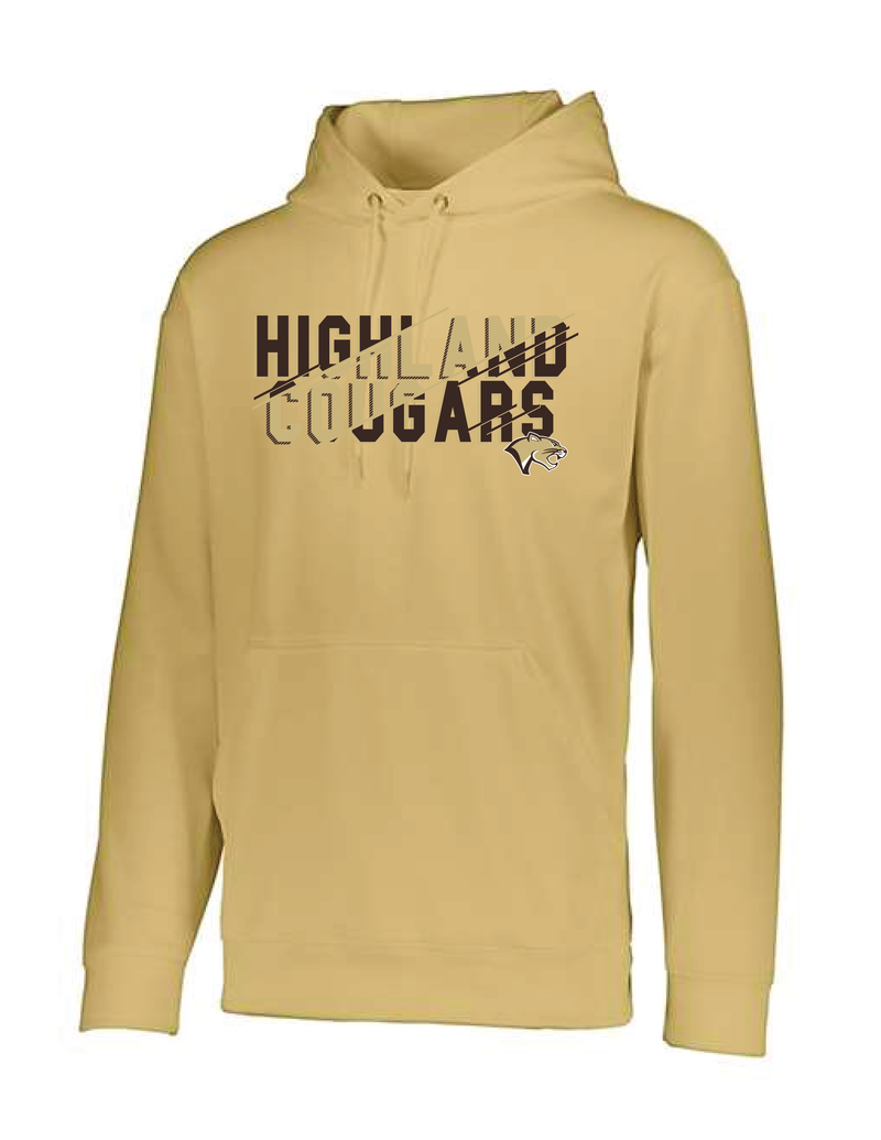 Highland Cougars Drifit Hooded Sweatshirt