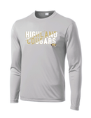 Highland Cougars Drifit Long Sleeve Tee