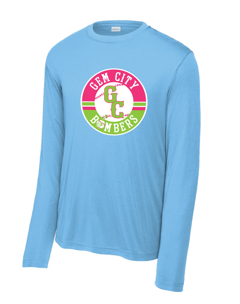 Gem City Bombers 2025 Drifit Long Sleeve T-Shirt