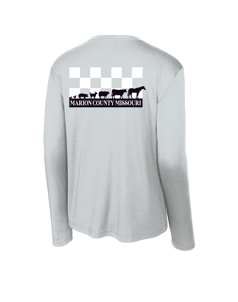 Silver Spurs 4H Drifit Long Sleeve T-Shirt