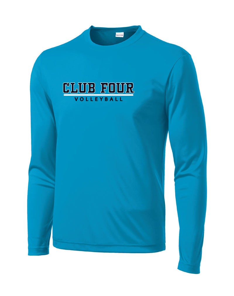 Club Four Volleyball Drifit Long Sleeve T-Shirt
