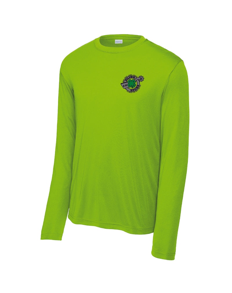 Silver Spurs 4H Drifit Long Sleeve T-Shirt