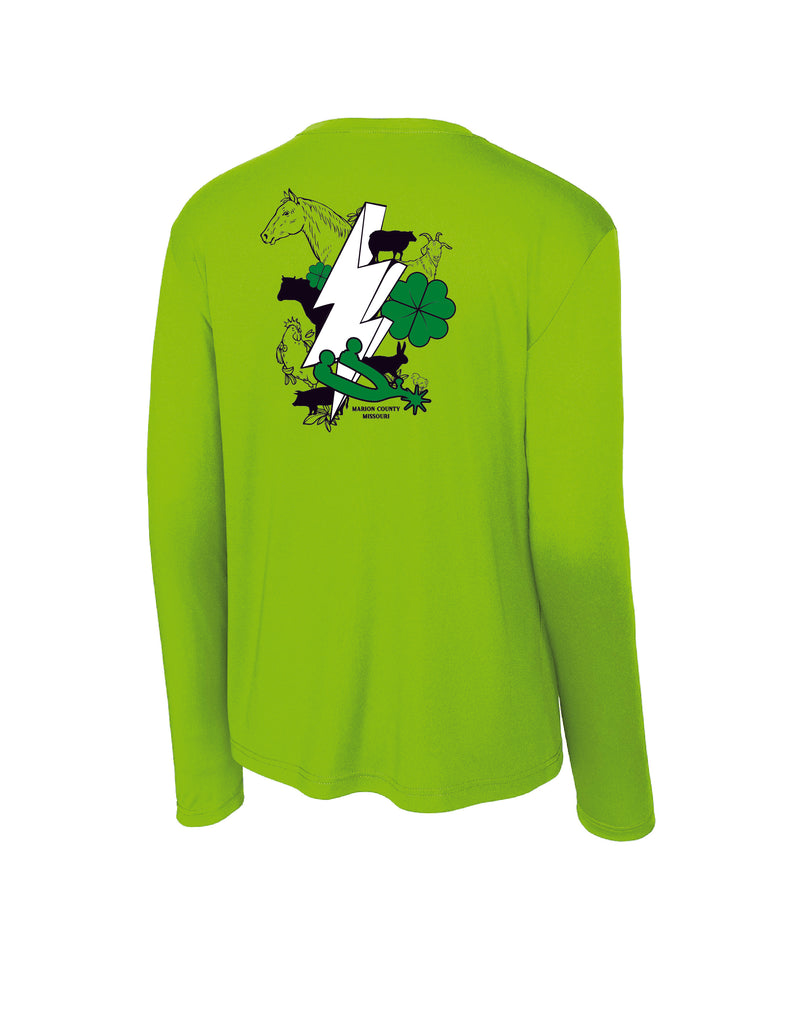 Silver Spurs 4H Drifit Long Sleeve T-Shirt