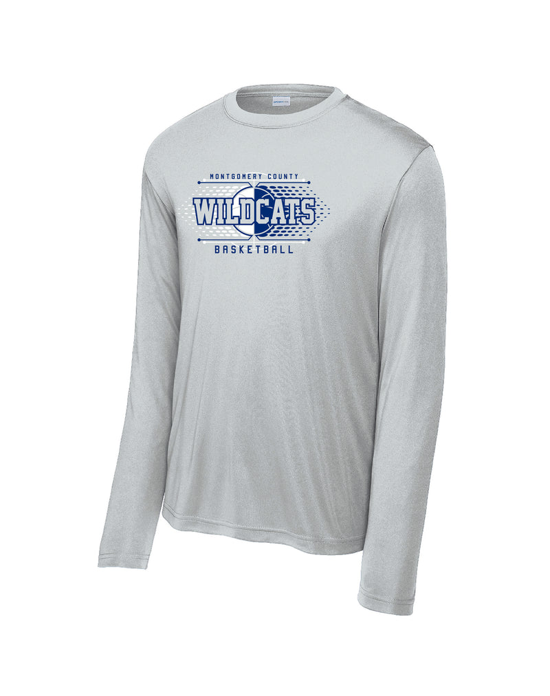 Montgomery County Basketball Drifit Long Sleeve T-Shirt